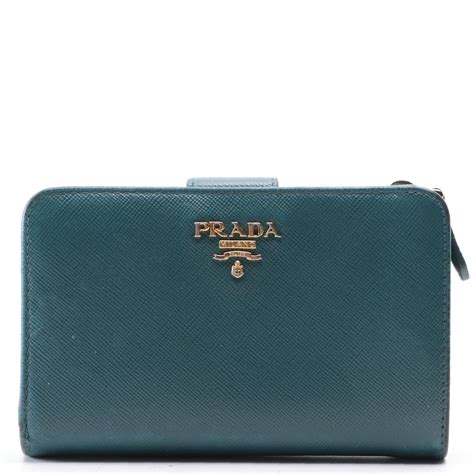 brown saffiano wallet prada|Prada zipper wallet.